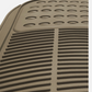 4PCS Universal All-Weather Floor Mats Beige + Free Hanging Air Scent