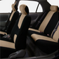 5PCS Universal Cloth Seat Covers + 4PCS Carpet Floor Mats Set