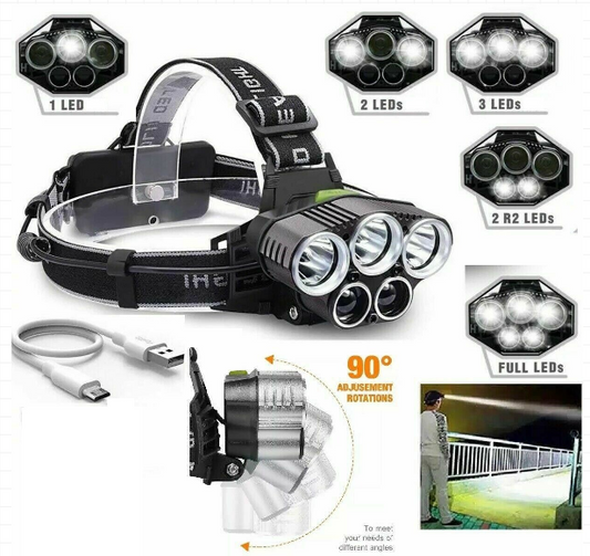 Led Headlamp/HeadBand With Strap