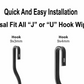 2PCS 21 Inch Set Wiper Blades (J-Hook)