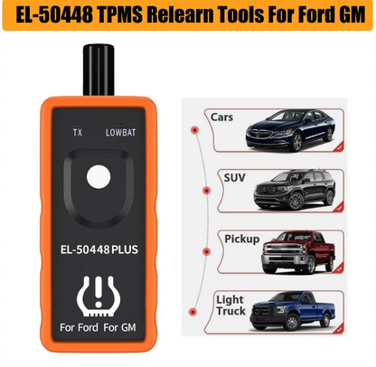 TPMS Relearn Reset Tool  for Ford/GM (Battery Not Included)