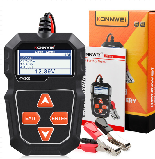 KONNWEI KW208 12V Car Battery Load Tester