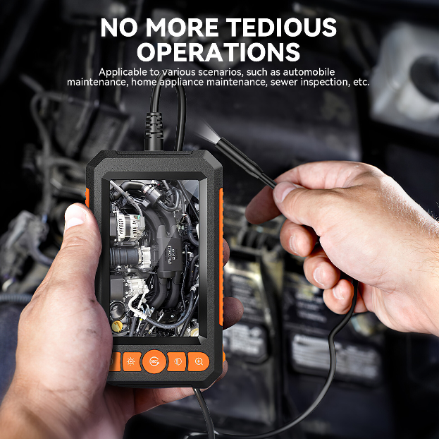 1080P HD LED l Endoscope Borescope 8Mm Inspection Flexible Camera