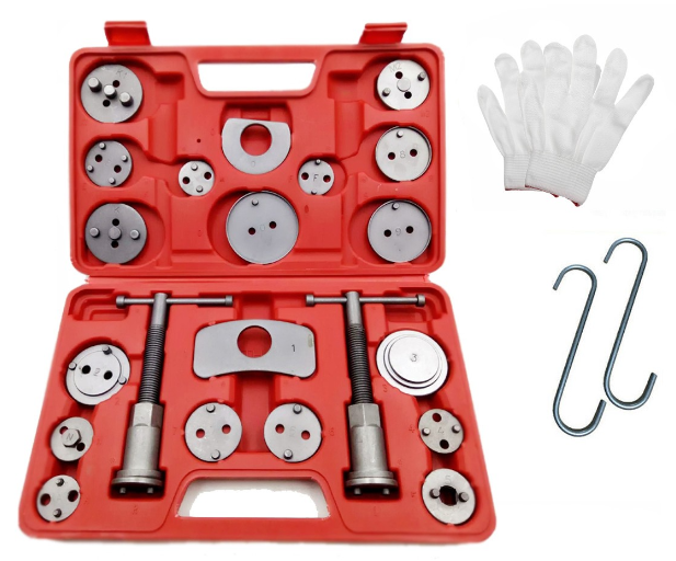 27PC Universal Disc Brake Caliper Piston Rewind Tools Set