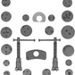 27PC Universal Disc Brake Caliper Piston Rewind Tools Set