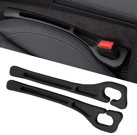 2PCS Universal Car Seat Gap Filler – Side Console Organizer | Leak-Proof Seat Gap Plug |