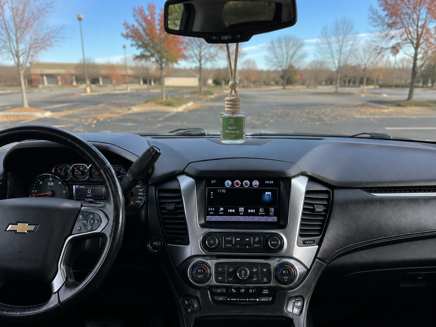 2PC Hanging Car Air Freshener Oil Diffuser – Long Lasting Fragrance Bottle | Rearview Mirror |