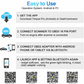 Bluetooth OBD2 Scanner – Wireless Car Code Reader Diagnostic Tool for iPhone & Android |