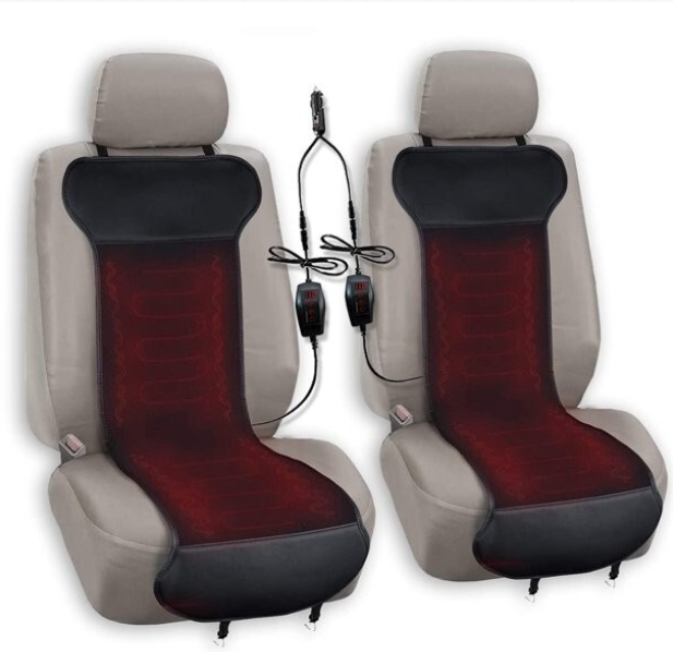 12V Heated Seat Covers – Universal Car Seat Warmers (2-Pack) |