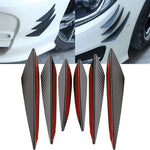 4/6Pcs Universal Front Bumper Air Canards