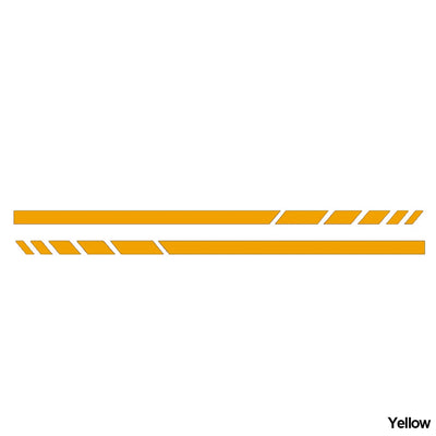 2PCS Rear View Mirror Stripes Decal Stickers – Universal Sporty Side Mirror Accent | M1 Auto