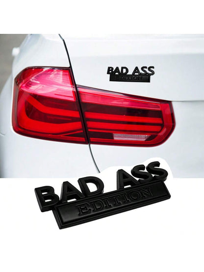 1PC Car 3D Emblem Sticker Badge Decal Auto Accessories for Tailgate Front Grille Hood Trunk Car Replacement Compatible with Motorcycle SUV Truck