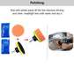 Headlight Lens Restoration Repair Kit + Polishing Cleaning Kit
