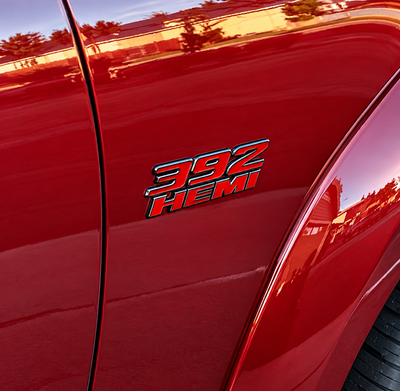 3D Metal Car Stickers 345 392 HEMI Emblem