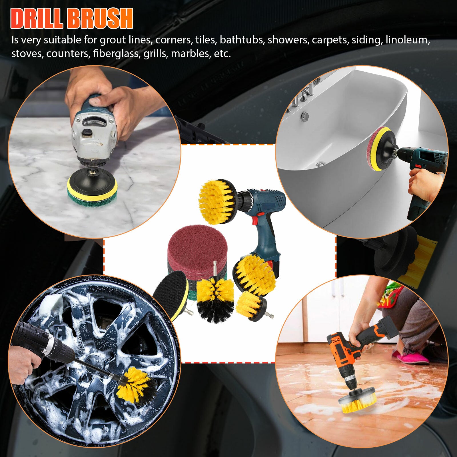 30Pcs Vehicle Detailing Kit