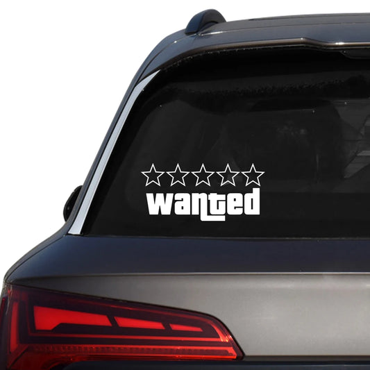 'Wanted Level'  GTA Reference Sticker/Decal