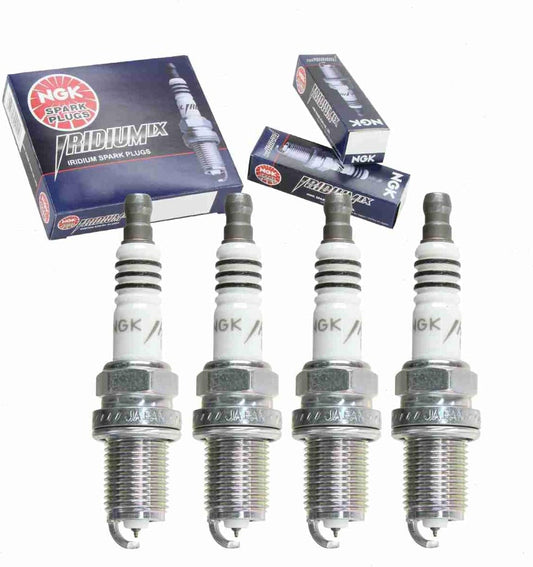 4 Pc NGK Iridium IX Spark Plugs Compatible with Audi A4 Quattro 2.0L L4 2005-2016