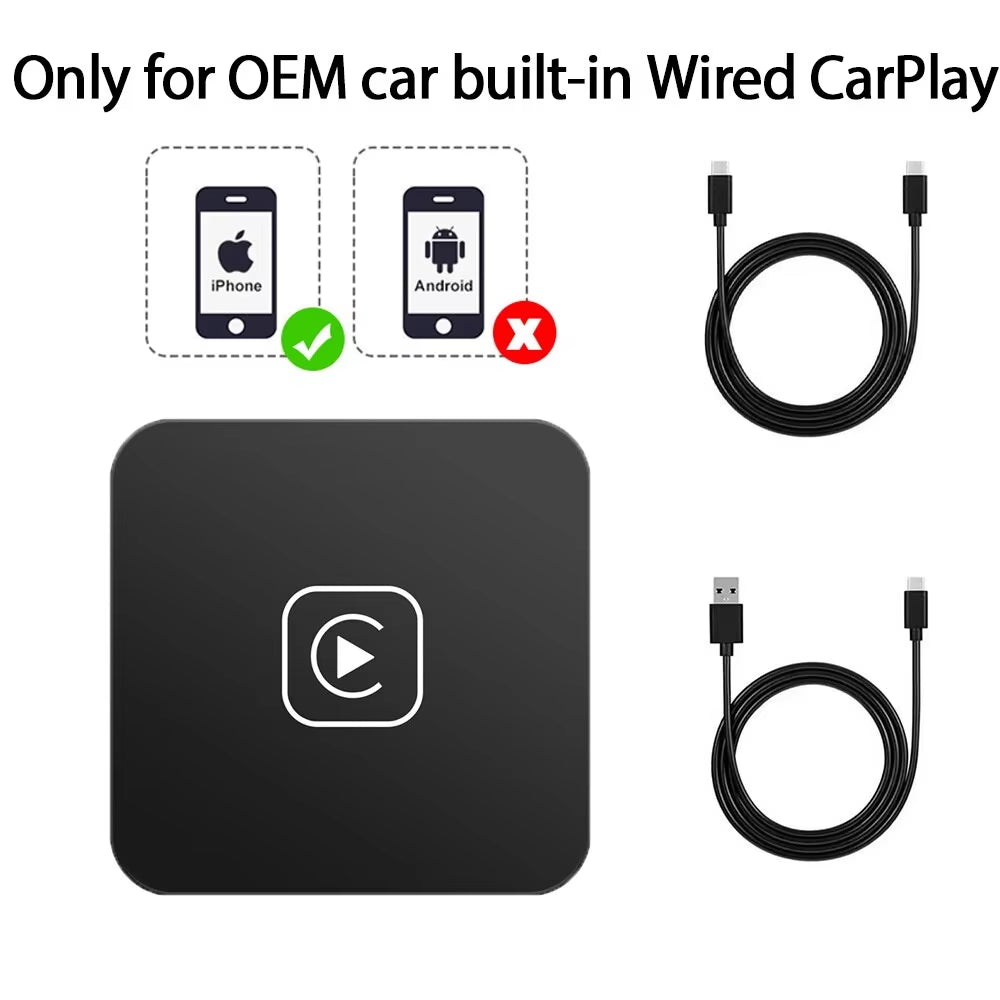 Mini Carplay&Auto Box Dongle Wired to Wireless for Audi Toyota Mazda Nissan Chevrolet Suzuki Subaru Kia Ford Opel Skoda Hyundai