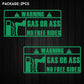 'Gas Or Ass' Transparent Vehicle Humorous Sticker/Decal