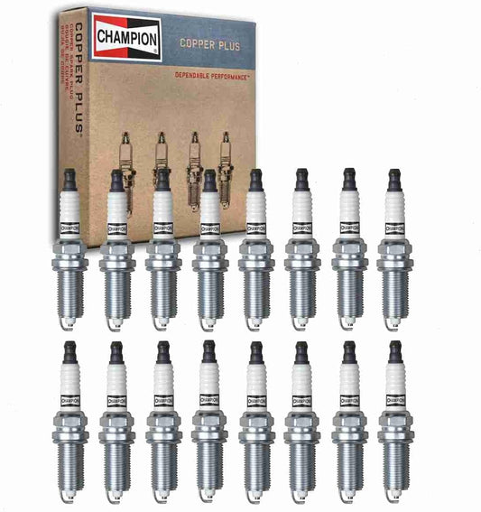 16 Pc Champion Copper plus Spark Plugs Compatible with Ram 1500 5.7L V8 2011-2019