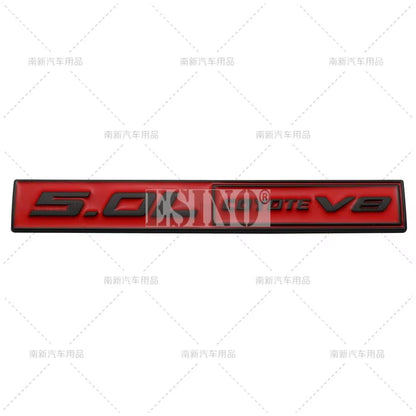 Car Styling Coyote 5.0L Coyote V8 3D Metal Zinc Alloy Car Badge Body Rear Trunk Adhesive Emblem for Ford Mustang Shelby V8