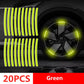 Reflective Vehicle Exterior (Wheel) Stripes Stickers