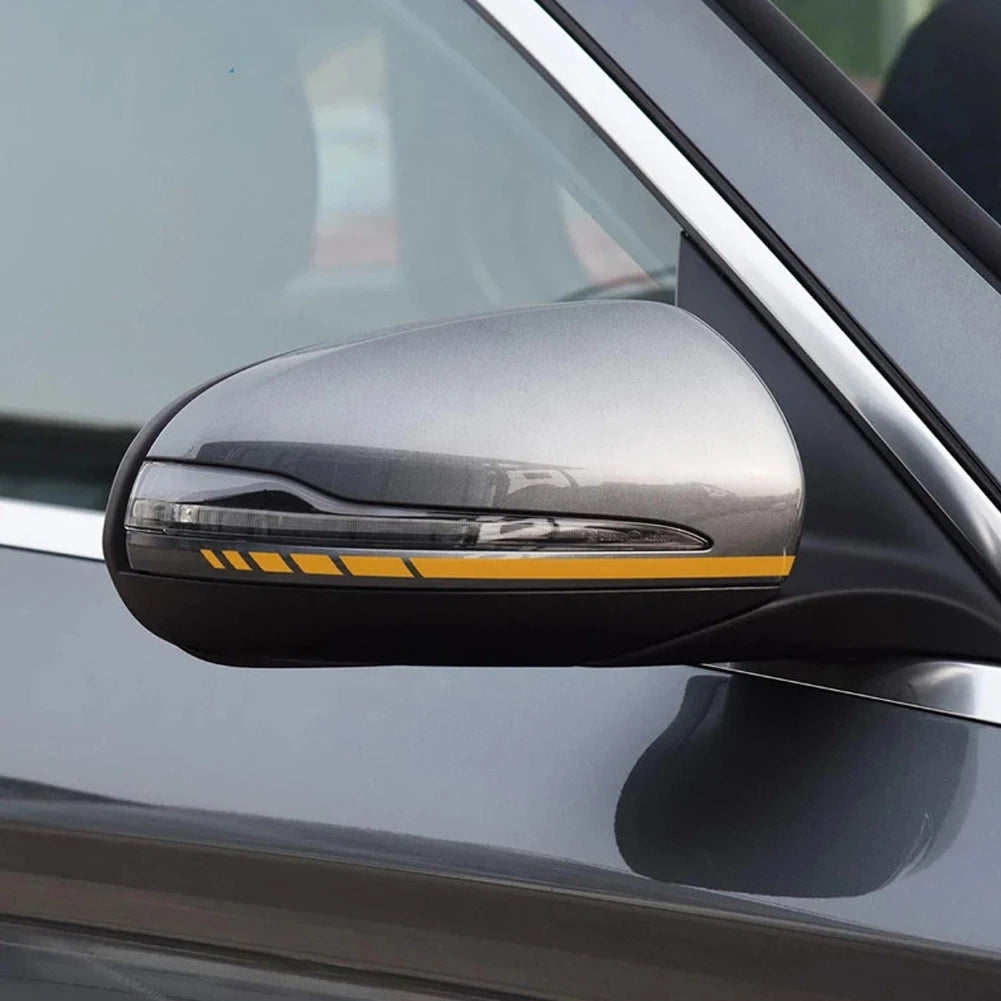 2PCS Rearview Mirror Stripes Decal/Sticker for Mercedes Benz AMG W176 C117 W205 W204 W213 W212 C253 Decal