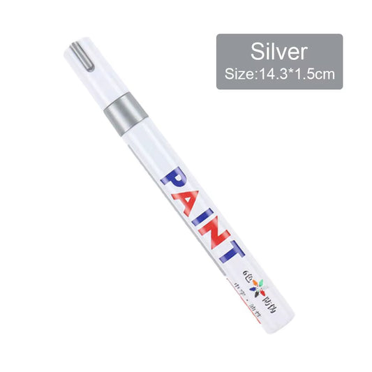 1Pc Waterproof Car Paint Pen Auto Tyre Tire Tread CD Metal Permanent Car Wheel Tire Oily Painting Mark Pen Auto Rubber Marker