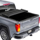 6.6Ft Soft Quad Fold Tonneau Cover Compatible with 2014-2018 Chevy Silverado/Gmc Sierra 1500 2015-2019 Silverado/Sierra 2500HD 3500HD/2019 Ltd/Lgcy ONLY 6.6FT Truck Bed Cover