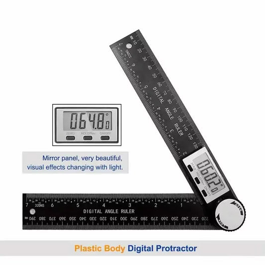 1 PC 2 in 1 Digital Angle Detector Scale Suitable for Woodworking Measurement Tools High Accuracy Mutifunction Tools