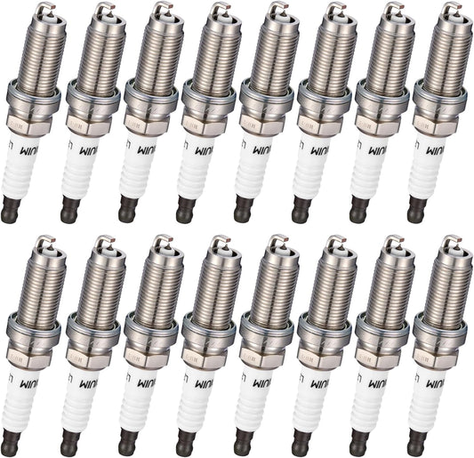 4024123628 Iridium Spark Plugs Compatible with 2011-2021 Ram 1500 Big Horn Crew Cab Pickup 4-Door 5.7L V8 GAS OHV Naturally Aspirated Set of 16