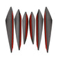 4/6Pcs Universal Front Bumper Air Canards