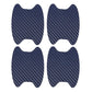 4Pcs Carbon Fiber Door Handle Well Protective Sticker 