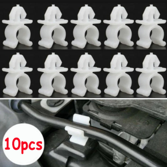 10Pcs Camper Accessories Car Fastener Hood Rod Holder Clip for Pathfinder Nissan Navara Skyline X-Trail T30 Car Interior