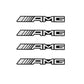 4/10Pcs Decorative Aluminum Mercedes Badge/Emblem Sticker 