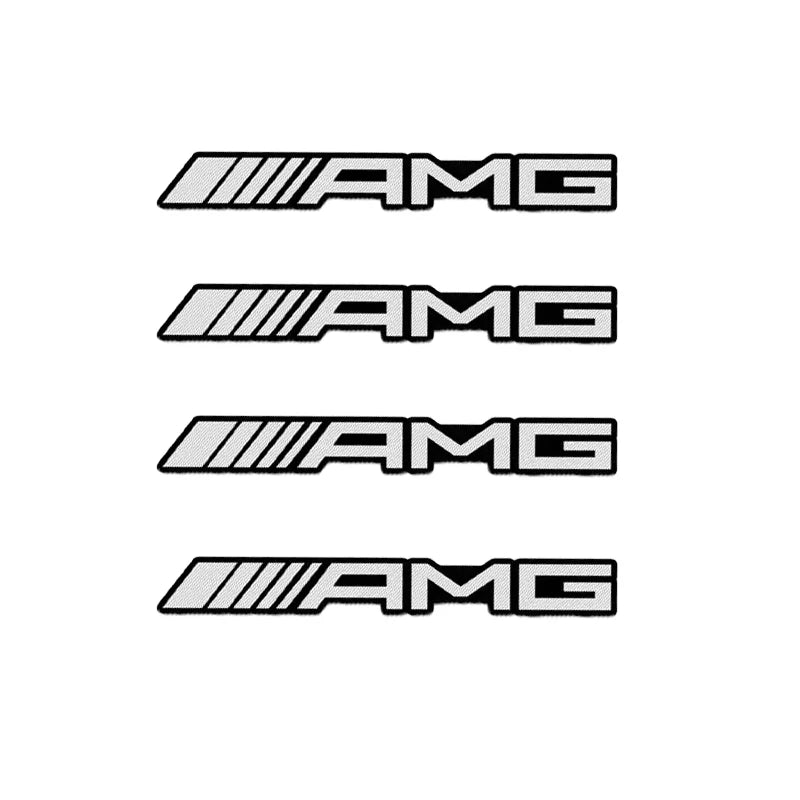 4/10Pcs Decorative Aluminum Mercedes Badge/Emblem Sticker 