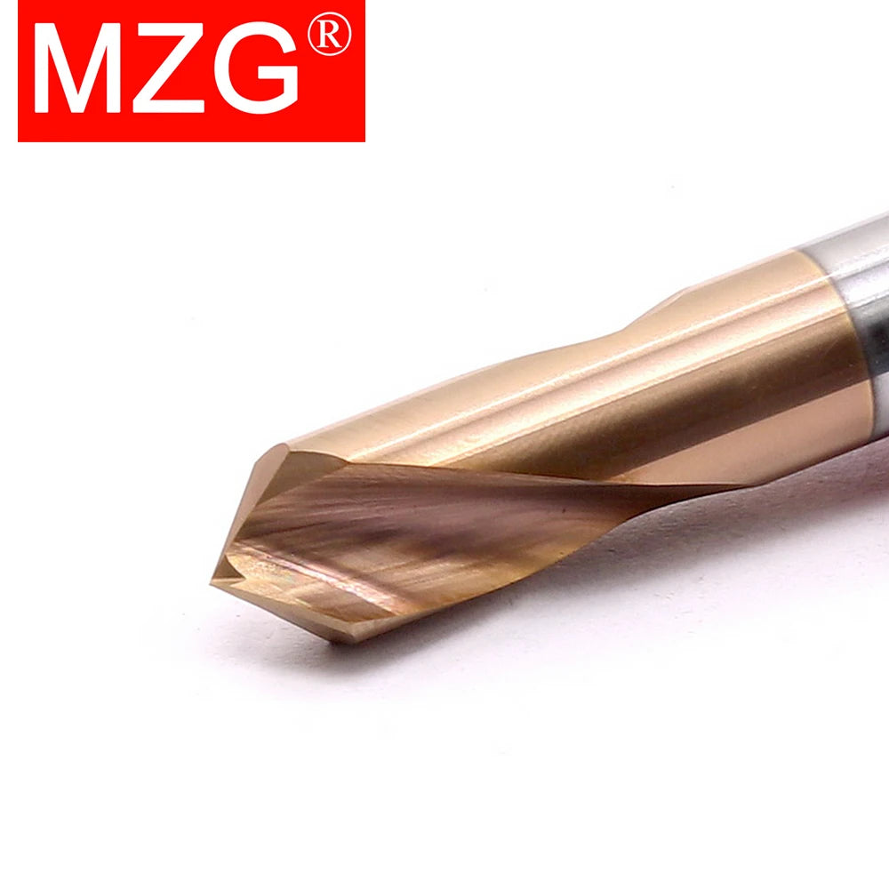 HRC60 Spot Drill Bit Point 90 Dgrees Carbide Coated Tungsten Carbide Steel Point Angle for Machining Hole Chamfering Tools