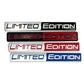 3D 'Black' and 'Limited' Edition Badges/Decals