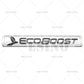 Car Styling Ecoboost Adhesive Badge Car Fender Trunk Body Tailgate Metal Emblem for for Ford Focus Fiesta Puma Escape F150