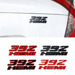 3D Metal Car Stickers 345 392 HEMI Emblem for Dodge Charger Ram 1500 Journey Caliber Nitro Caravan Avenger Dart Challenger