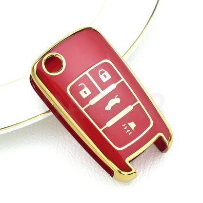 TPU Car Key Case for Chevy Cruze, Malibu, Camaro, Equinox, Aveo, Impala, Sonic