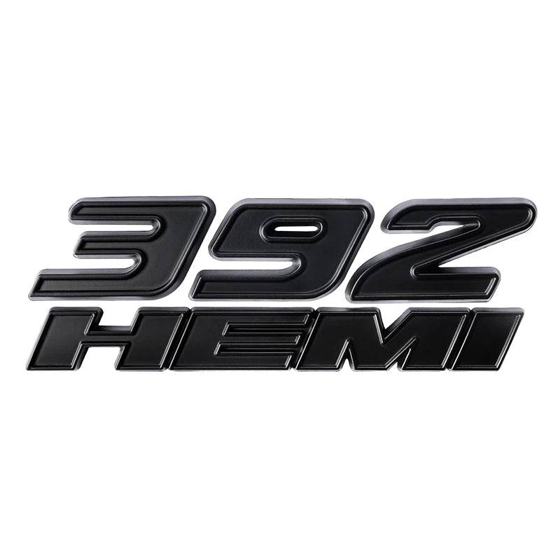 3D Metal Car Stickers 345 392 HEMI Emblem for Dodge Charger Ram 1500 Journey Caliber Nitro Caravan Avenger Dart Challenger