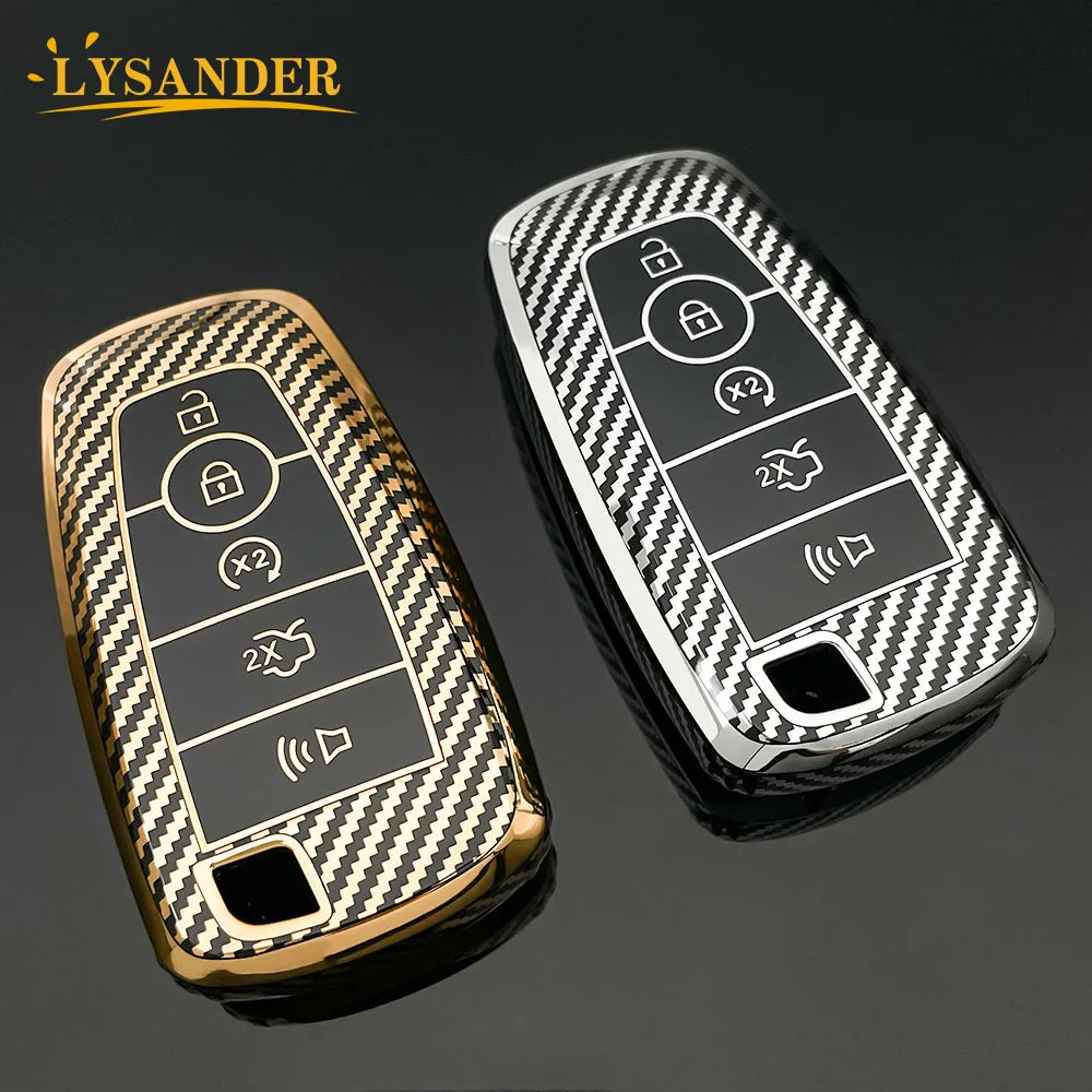 TPU Car Key Case Cover for Ford Edge Escape Expedition Explorer ST Maverick Fusion Mustang F150 F350 for Lincoln Aviator Corsair