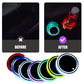 Universal LED Car Cup Holder Light Car Coasters Bottle Atmosphere Light Mats 7 Colors Cup Holder Pad Car Interior Accessories