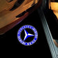 2Pcs LED Car Door Projector Lamps Accessories for Mercedes Benz 
