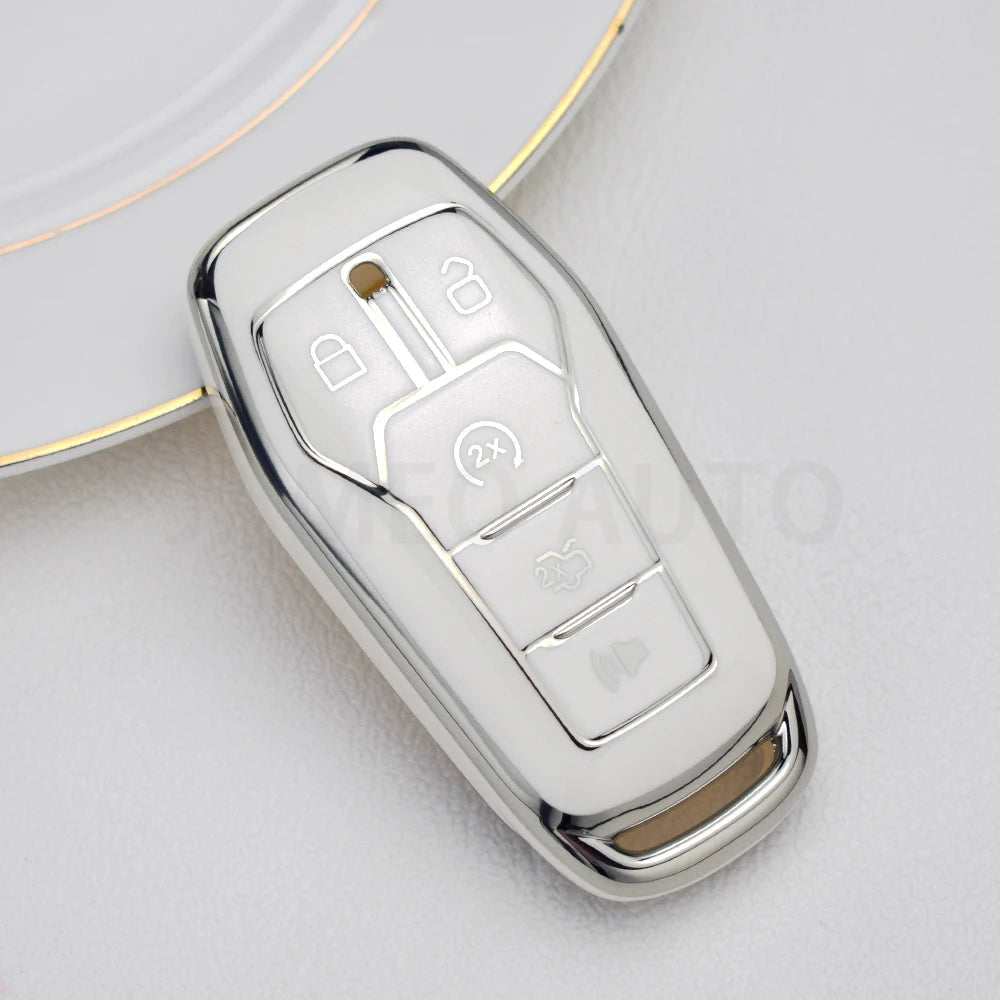 1PC 5 Buttons Ford Decorative Key Fob Case/Cover