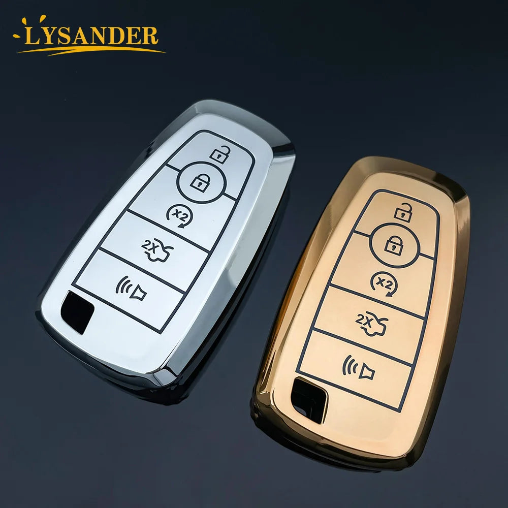 TPU Car Key Case Cover for Ford Edge Escape Expedition Explorer ST Maverick Fusion Mustang F150 F350 for Lincoln Aviator Corsair