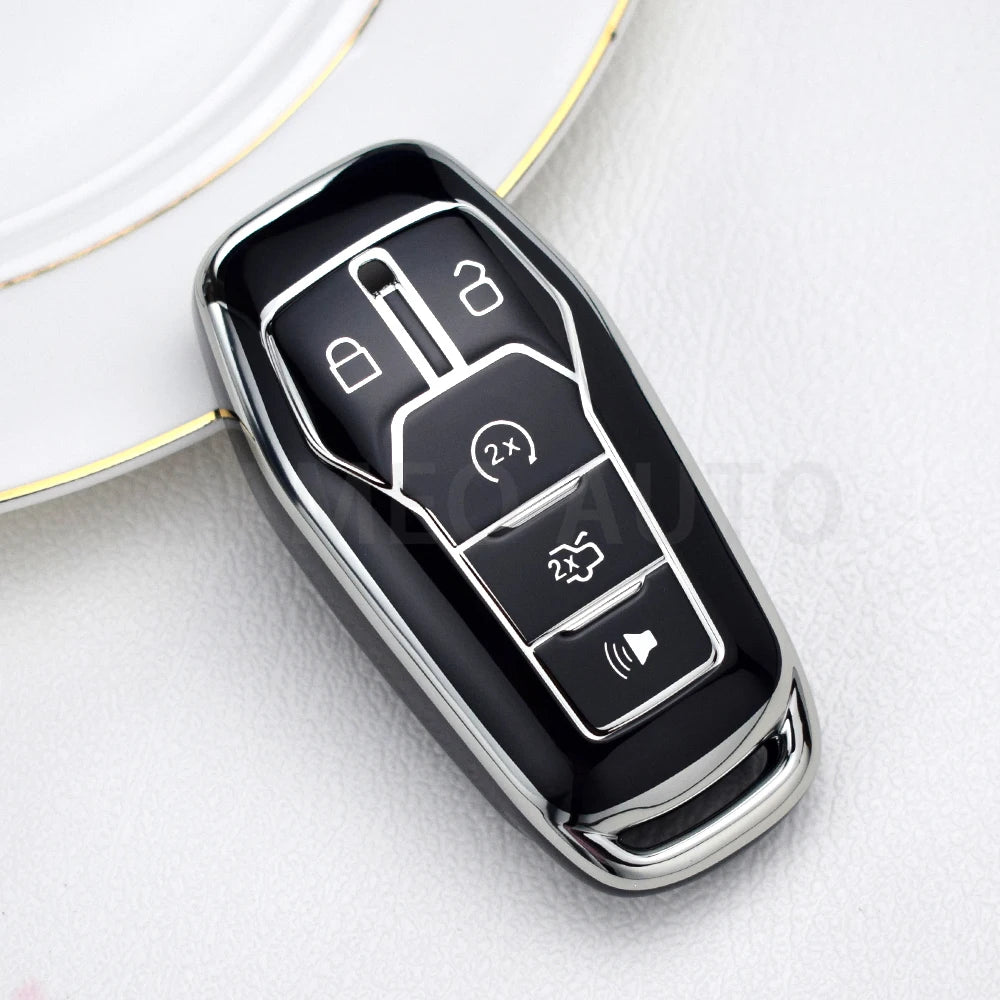 1PC 5 Buttons Ford Decorative Key Fob Case/Cover