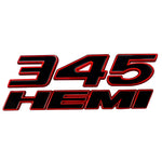 3D Metal Car Stickers 345 392 HEMI Emblem for Dodge Charger Ram 1500 Journey Caliber Nitro Caravan Avenger Dart Challenger