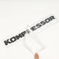 3D 'Kompressor' Logo Emblem/badge Decoration